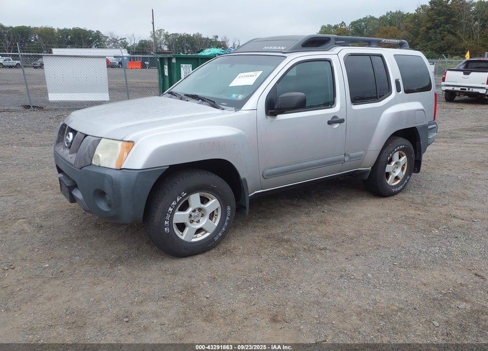 2005 NISSAN XTERRA S VIN: 5N1AN08W35C608742