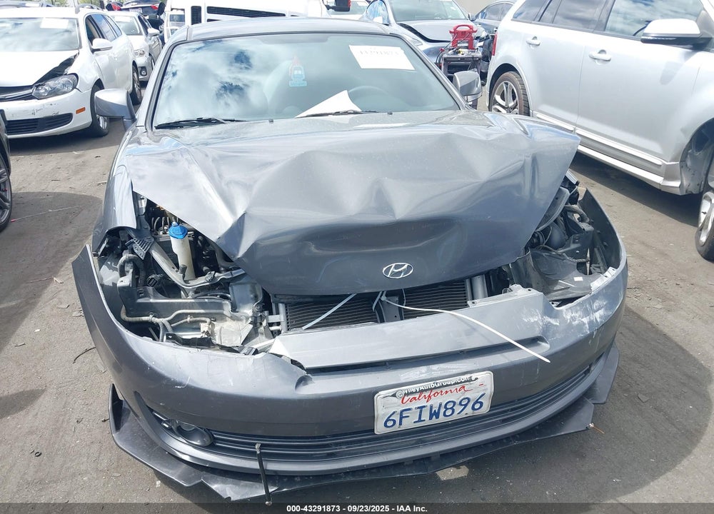2007 HYUNDAI TIBURON GS VIN: KMHHM66D77U239872