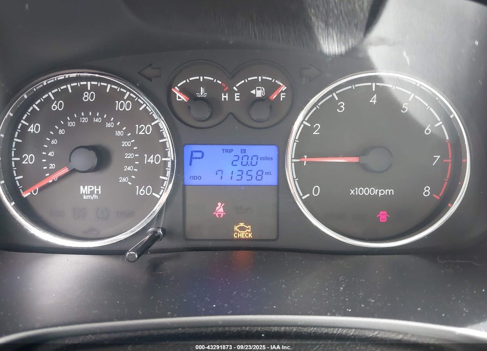 2007 HYUNDAI TIBURON GS VIN: KMHHM66D77U239872