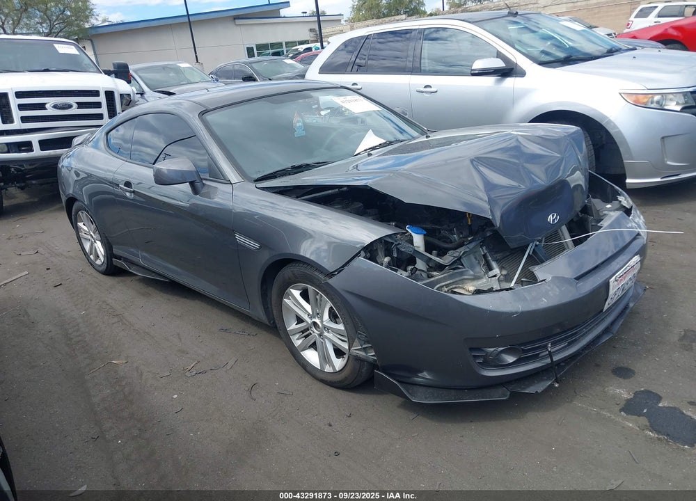 2007 HYUNDAI TIBURON GS VIN: KMHHM66D77U239872