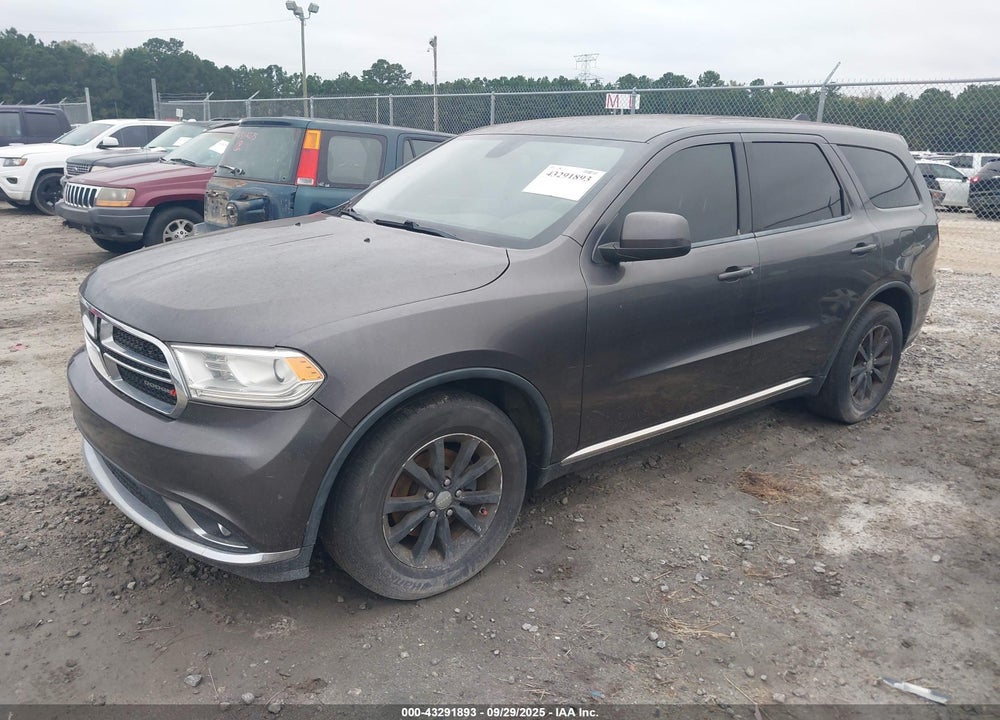 2014 DODGE DURANGO VIN: 1C4RDHAG9EC308487