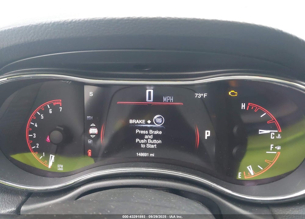2014 DODGE DURANGO VIN: 1C4RDHAG9EC308487