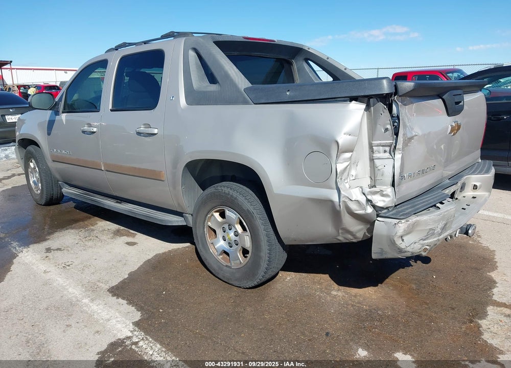 2007 CHEVROLET AVALANCHE 1500 LT VIN: 3GNEC12067G108202