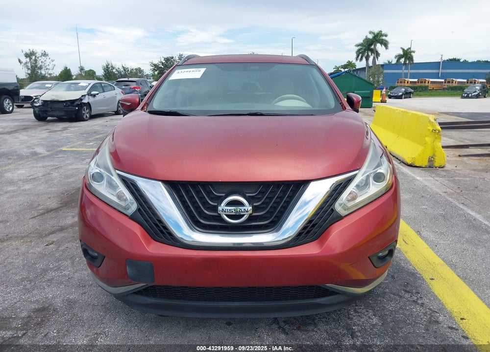 2015 NISSAN MURANO SV VIN: 5N1AZ2MG3FN217255