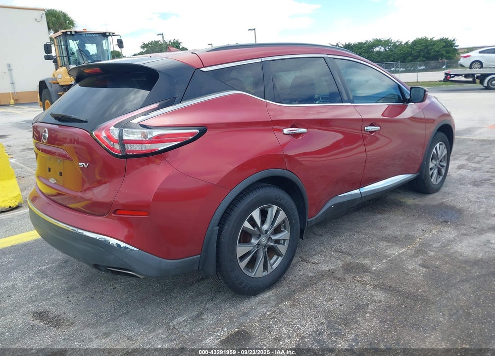 2015 NISSAN MURANO SV VIN: 5N1AZ2MG3FN217255