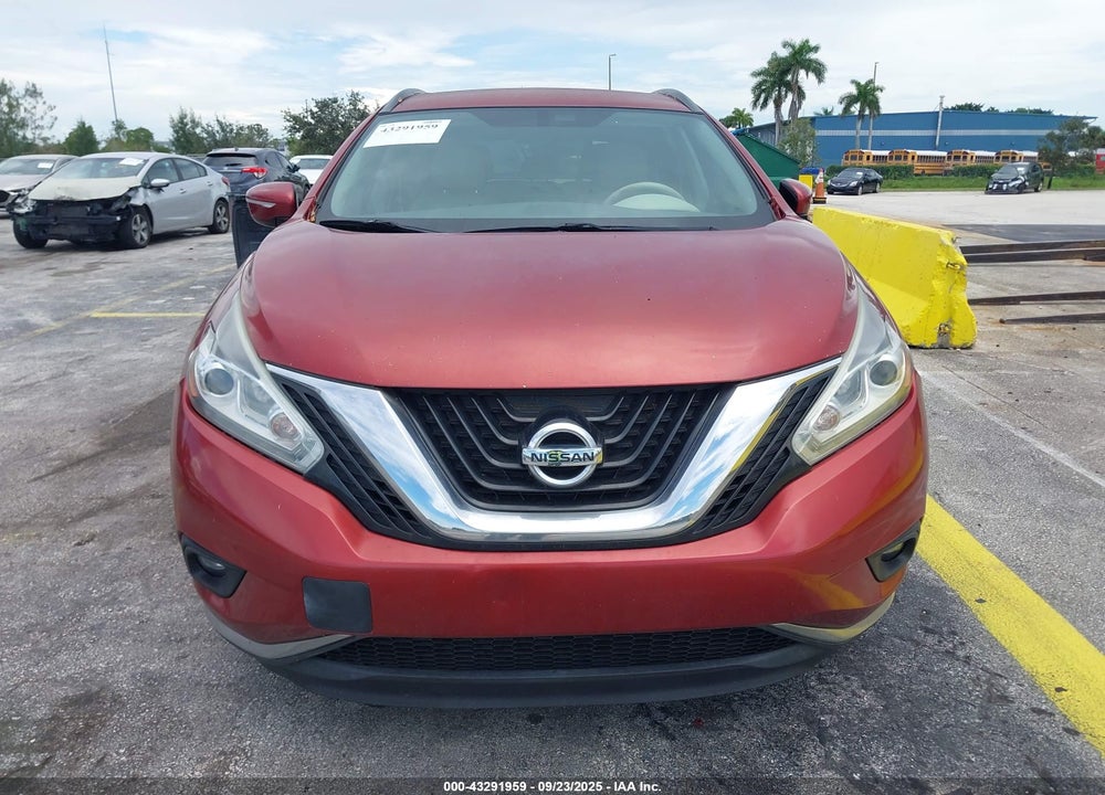 2015 NISSAN MURANO SV VIN: 5N1AZ2MG3FN217255