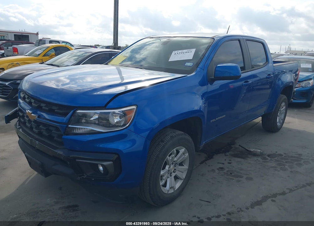 2022 CHEVROLET COLORADO 2WD SHORT BOX LT VIN: 1GCGSCEA3N1177266