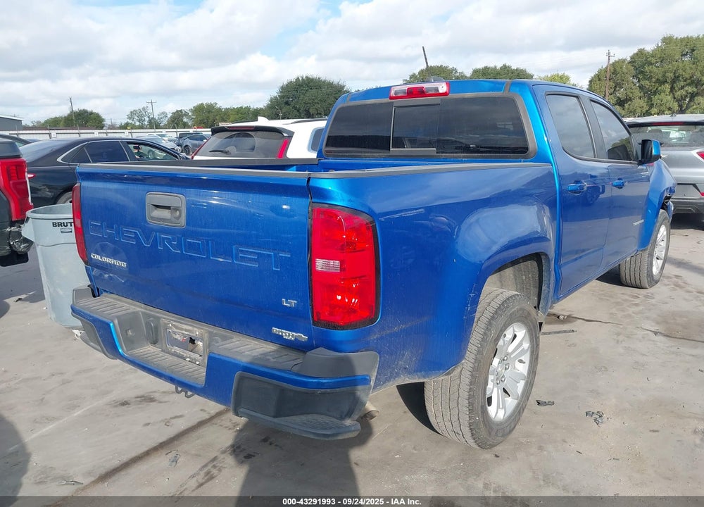 2022 CHEVROLET COLORADO 2WD SHORT BOX LT VIN: 1GCGSCEA3N1177266