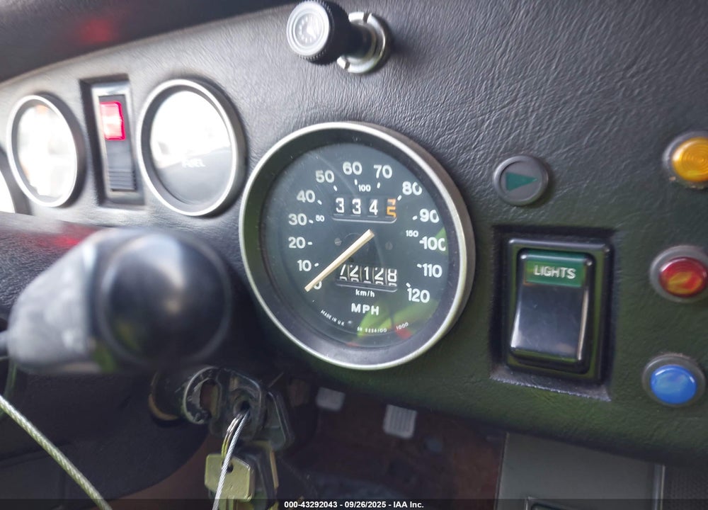 1979 MG B VIN: 0000GAN6UL212478G