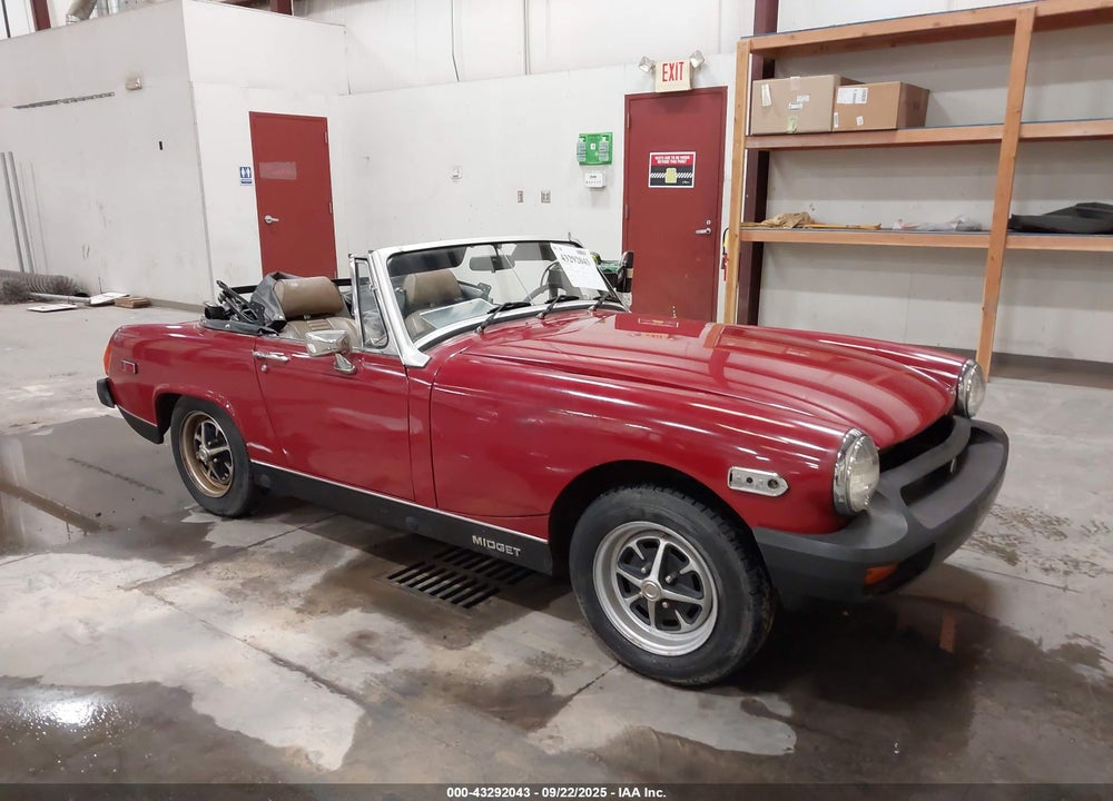 1979 MG B VIN: 0000GAN6UL212478G