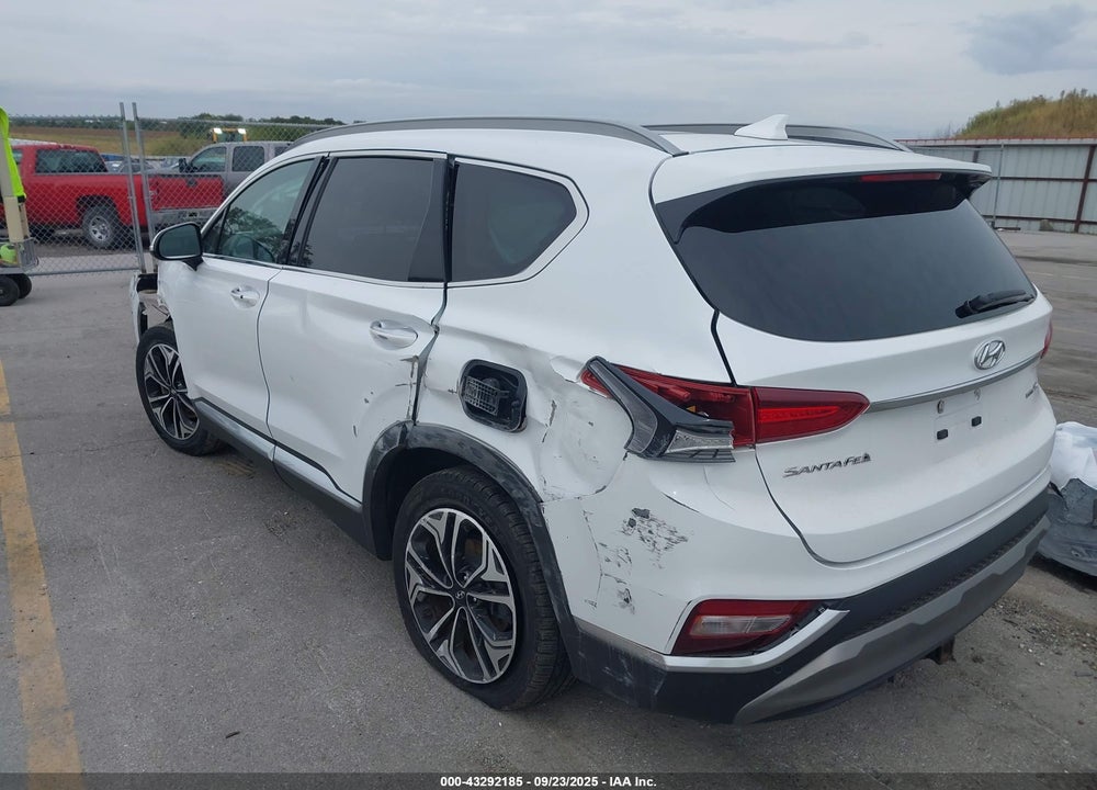 2019 HYUNDAI SANTA FE LIMITED 2.0T VIN: 5NMS5CAA6KH010764