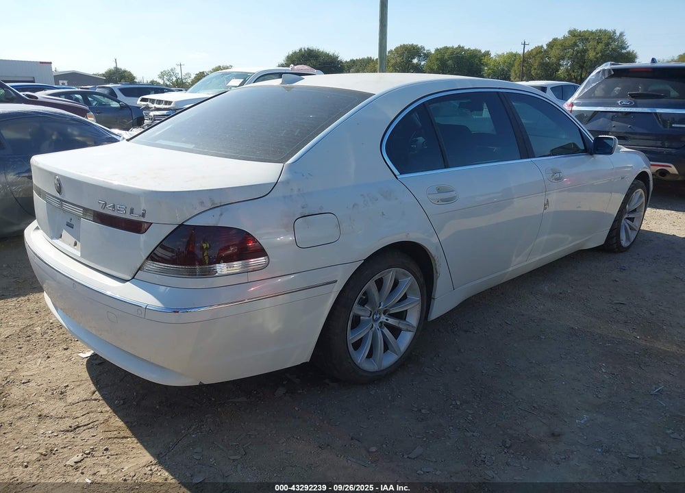 2002 BMW 745LI VIN: WBAGN63452DR03657