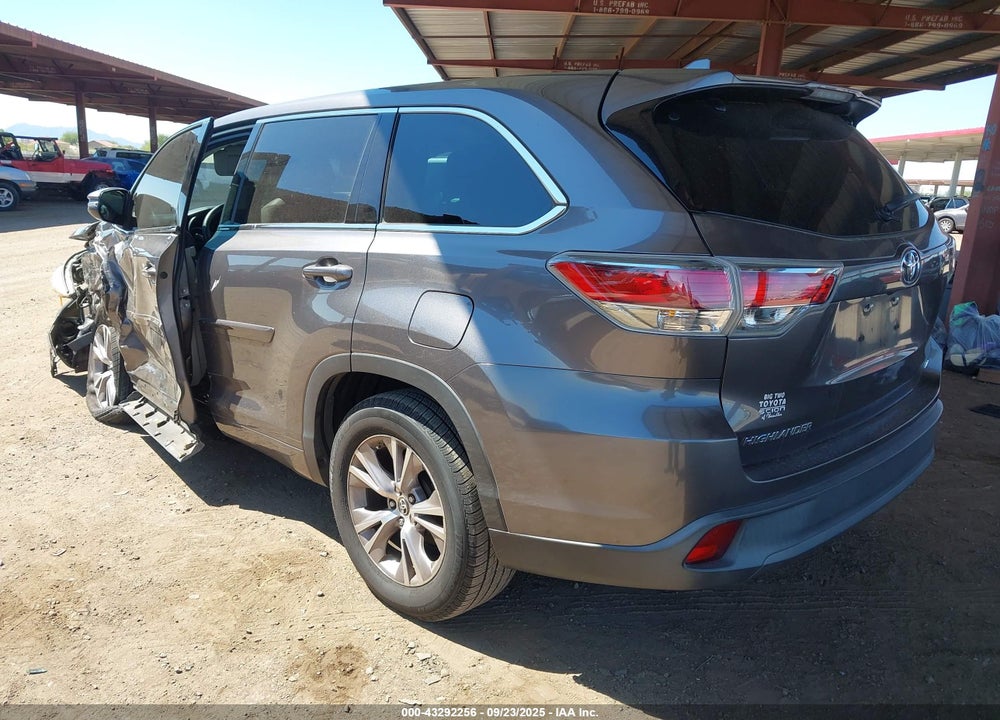 2016 TOYOTA HIGHLANDER VIN: 5TDZKRFH4GS149036