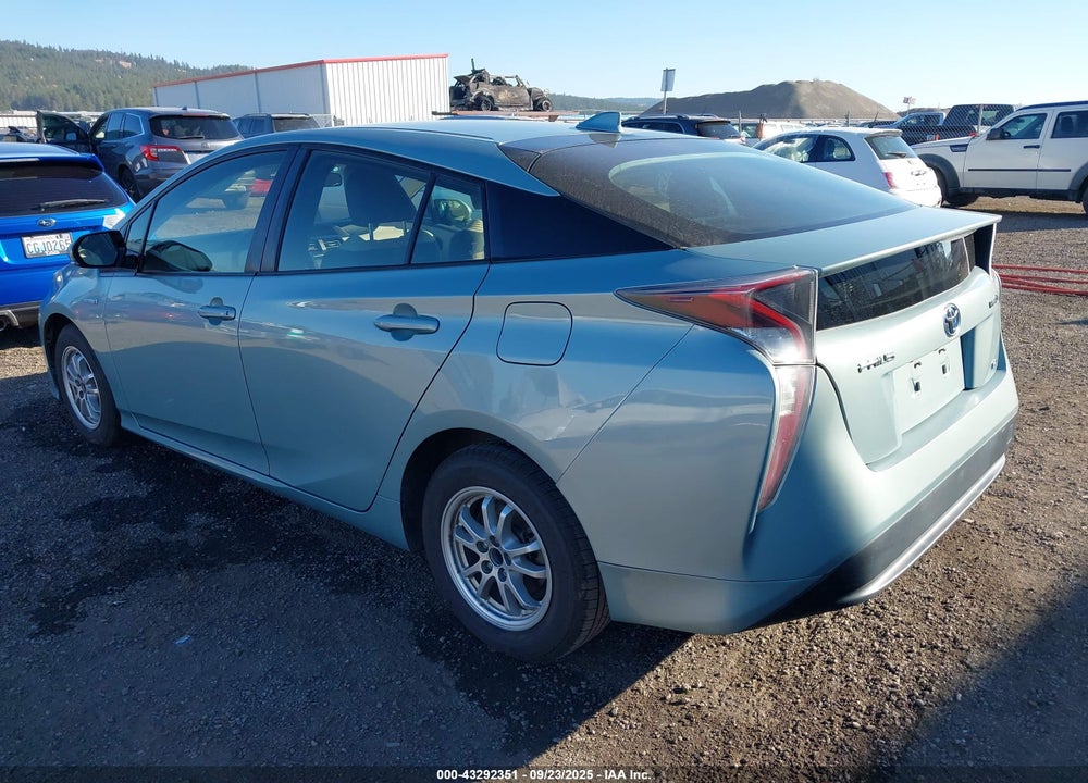 2016 TOYOTA PRIUS VIN: JTDKARFU5G3525987