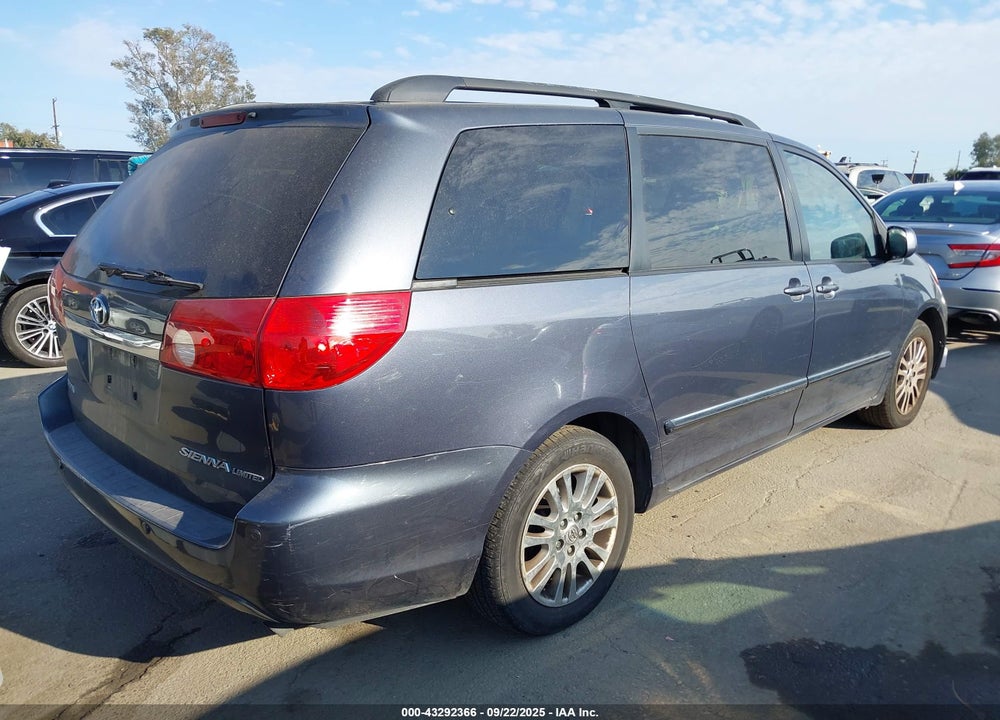 2008 TOYOTA SIENNA LIMITED VIN: 5TDZK22CX8S189639