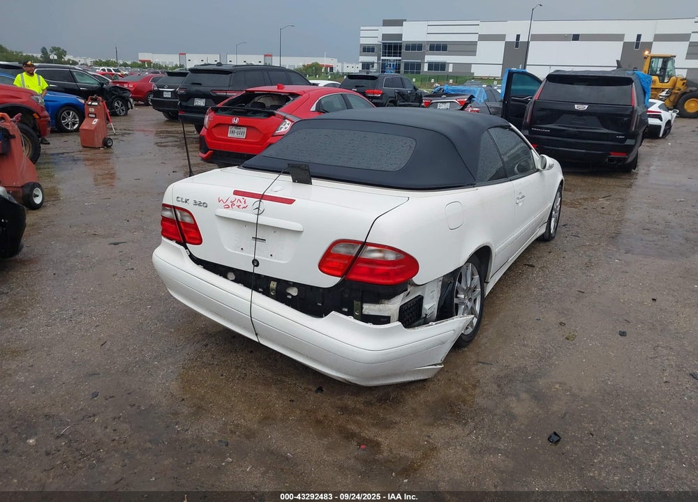 2003 MERCEDES-BENZ CLK 320 VIN: WDBLK65G53T144029
