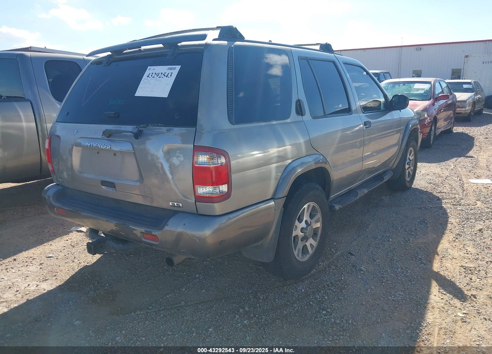 2001 NISSAN PATHFINDER SE VIN: JN8DR09X21W567966