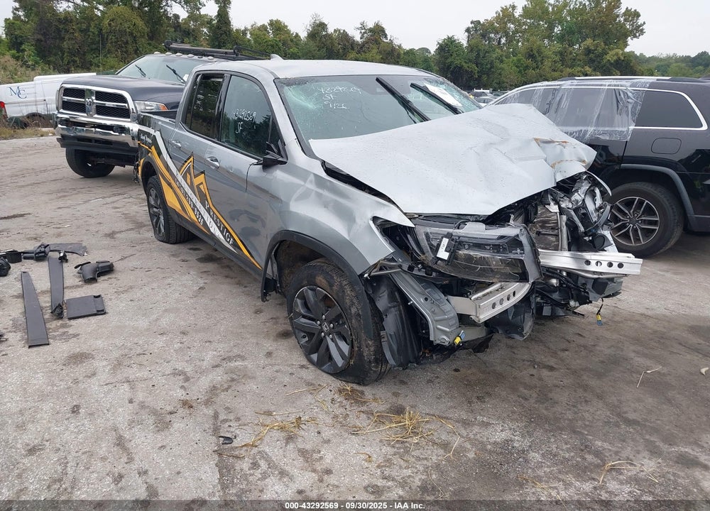 2025 HONDA RIDGELINE SPORT VIN: 5FPYK3F19SB008785