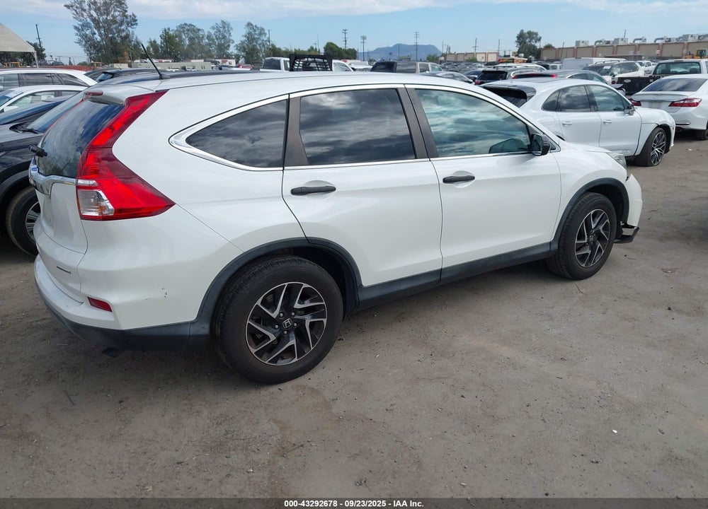 2016 HONDA CR-V VIN: 5J6RM3H43GL029077