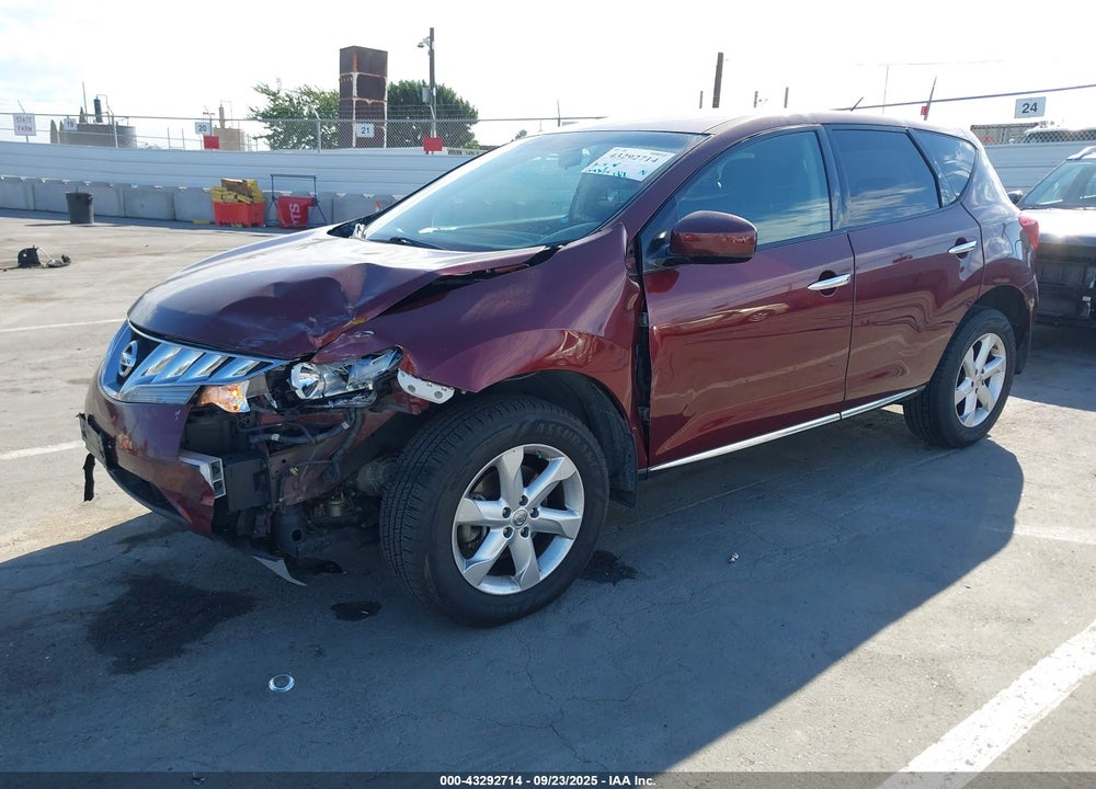 2010 NISSAN MURANO VIN: JN8AZ1MW5AW126422