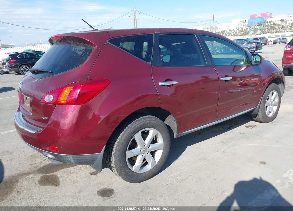 2010 NISSAN MURANO VIN: JN8AZ1MW5AW126422