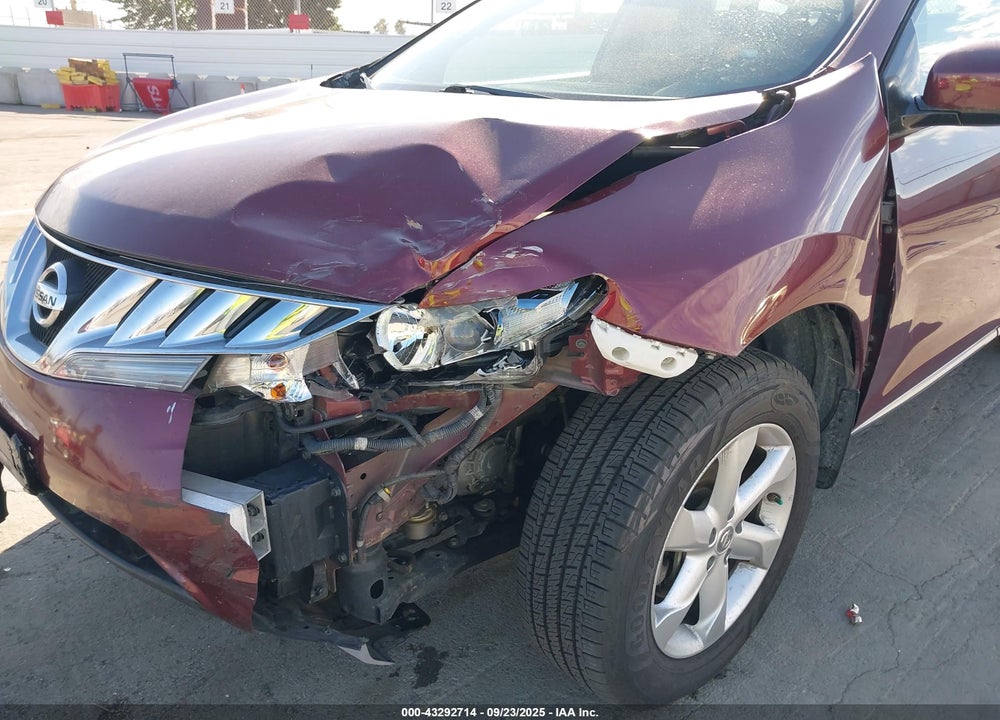 2010 NISSAN MURANO VIN: JN8AZ1MW5AW126422