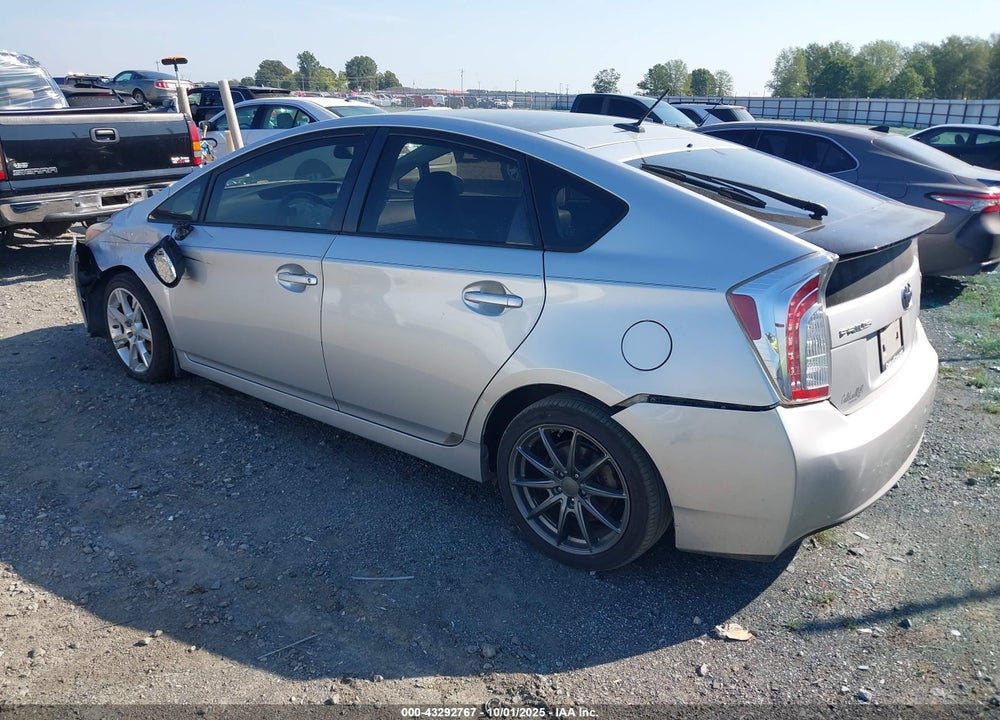 2013 TOYOTA PRIUS THREE VIN: JTDKN3DU6D1707242