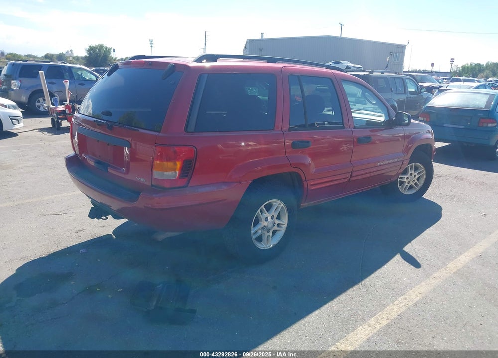2004 CHEROKEE JEEP GRAND  LAREDO VIN: 1J4GW48N04C290887