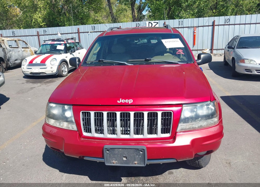 2004 CHEROKEE JEEP GRAND  LAREDO VIN: 1J4GW48N04C290887