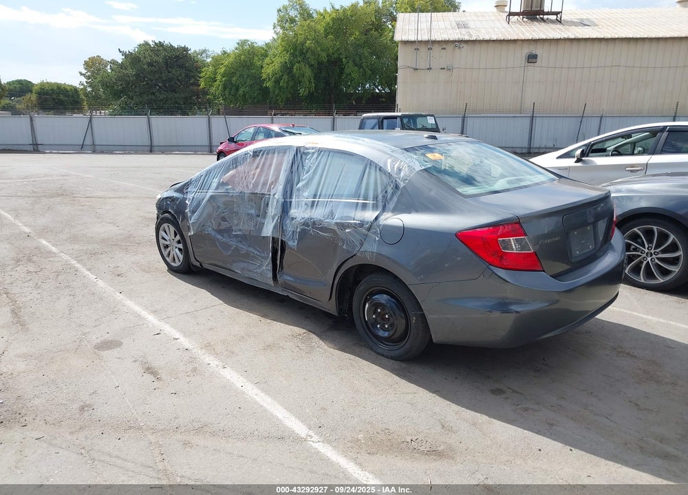 2012 HONDA CIVIC EX-L VIN: 19XFB2F9XCE305779