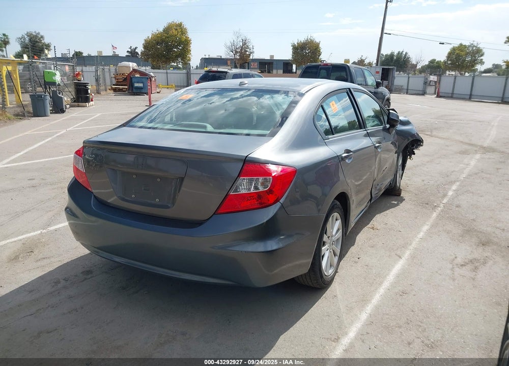 2012 HONDA CIVIC EX-L VIN: 19XFB2F9XCE305779