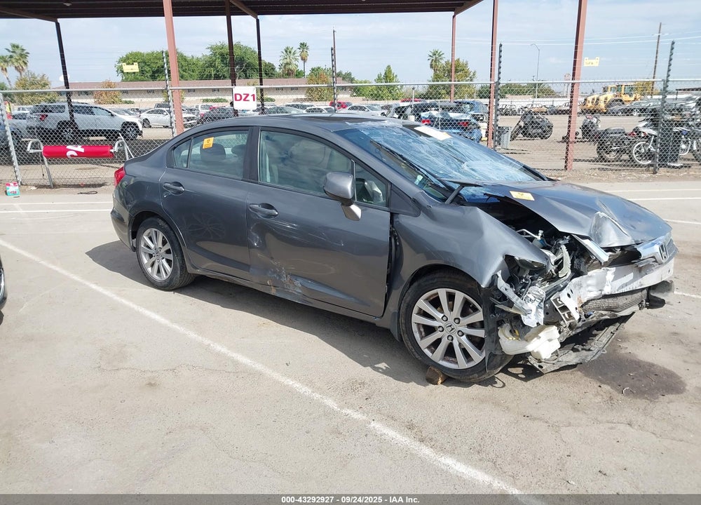 2012 HONDA CIVIC EX-L VIN: 19XFB2F9XCE305779