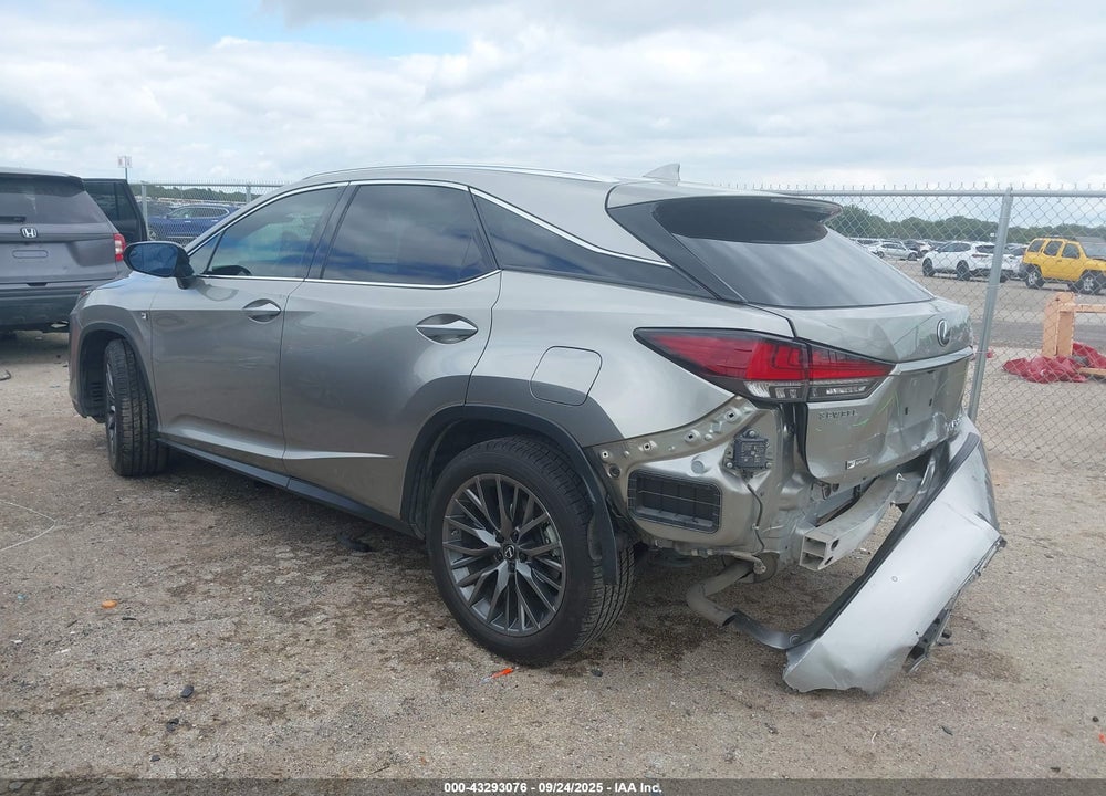 2022 LEXUS RX 350 F SPORT HANDLING VIN: 2T2YZMDA6NC327739