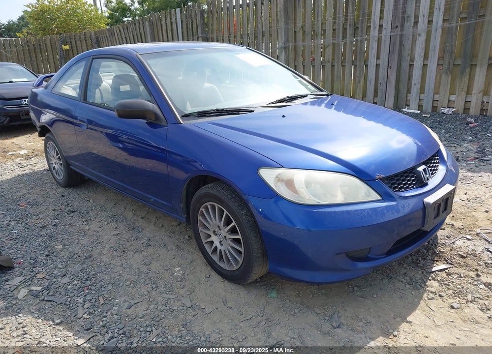 2005 HONDA CIVIC LX VIN: 1HGEM22545L054536