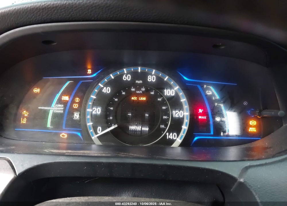 2017 HONDA ACCORD HYBRID TOURING VIN: JHMCR6F77HC028820