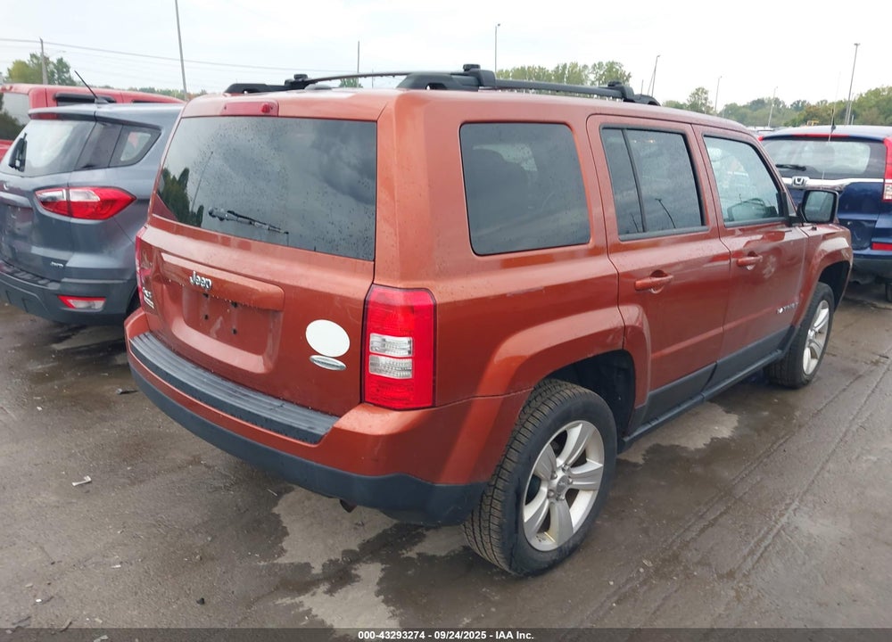 2012 JEEP PATRIOT LATITUDE VIN: 1C4NJRFB5CD588670
