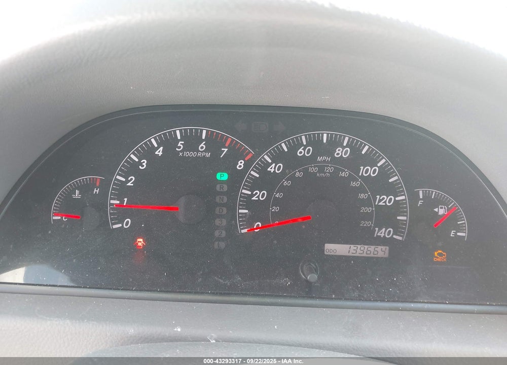 2005 TOYOTA CAMRY LE V6 VIN: 4T1BF32K05U609396