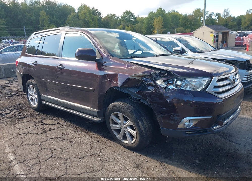 2012 TOYOTA HIGHLANDER SE V6 VIN: 5TDBK3EH1CS121916