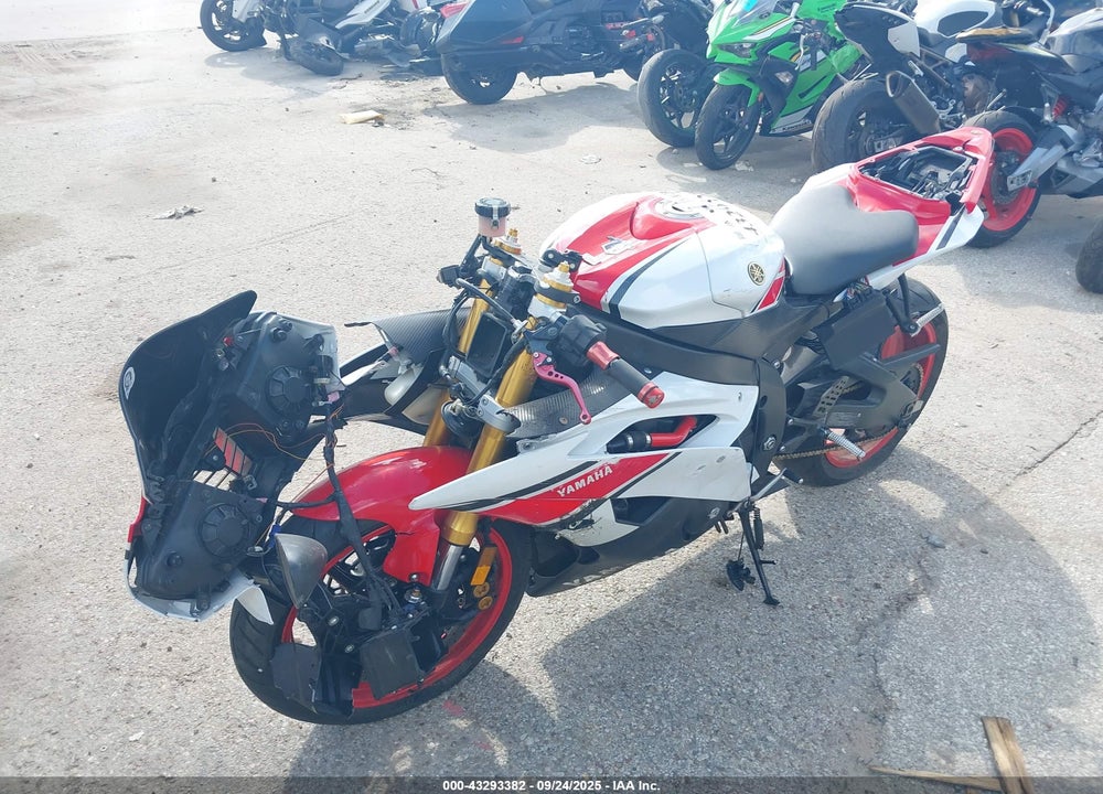 2012 YAMAHA YZFR6 VIN: JYARJ16E0CA025763