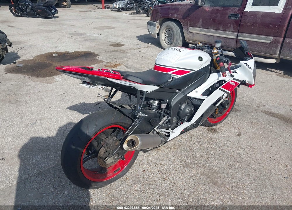 2012 YAMAHA YZFR6 VIN: JYARJ16E0CA025763