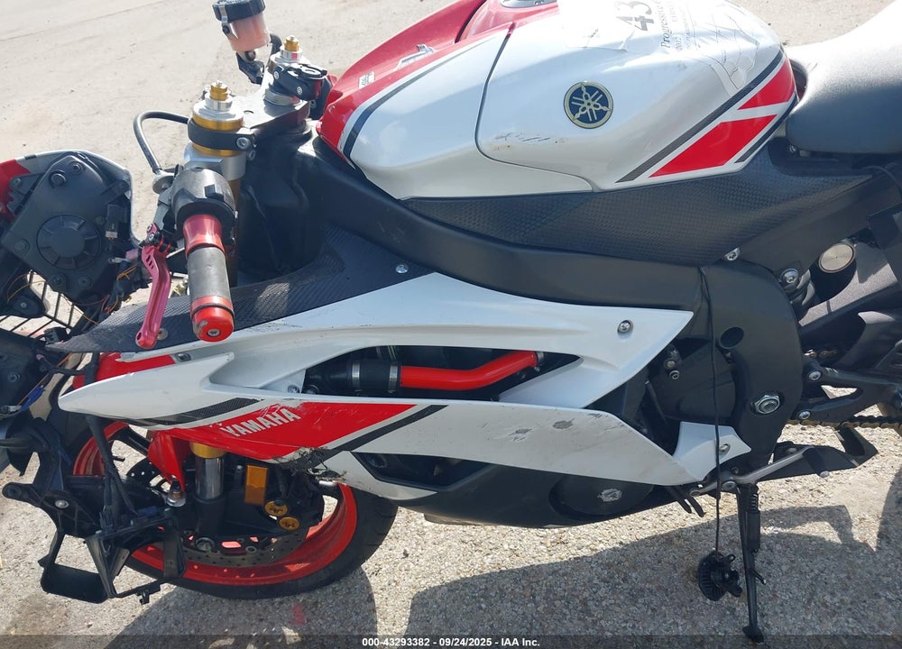 2012 YAMAHA YZFR6 VIN: JYARJ16E0CA025763