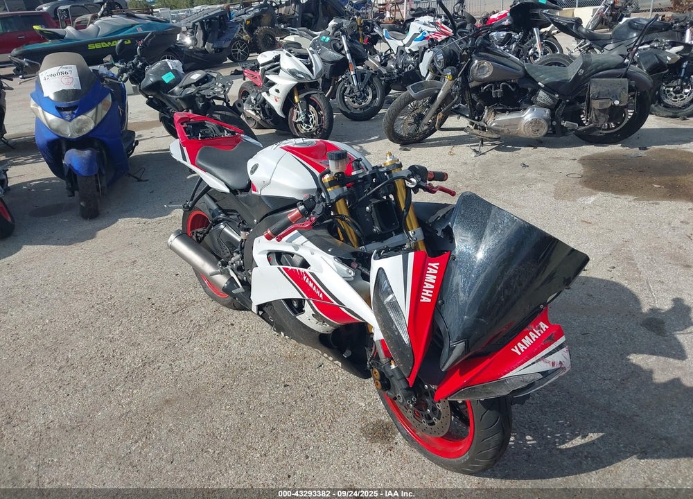 2012 YAMAHA YZFR6 VIN: JYARJ16E0CA025763