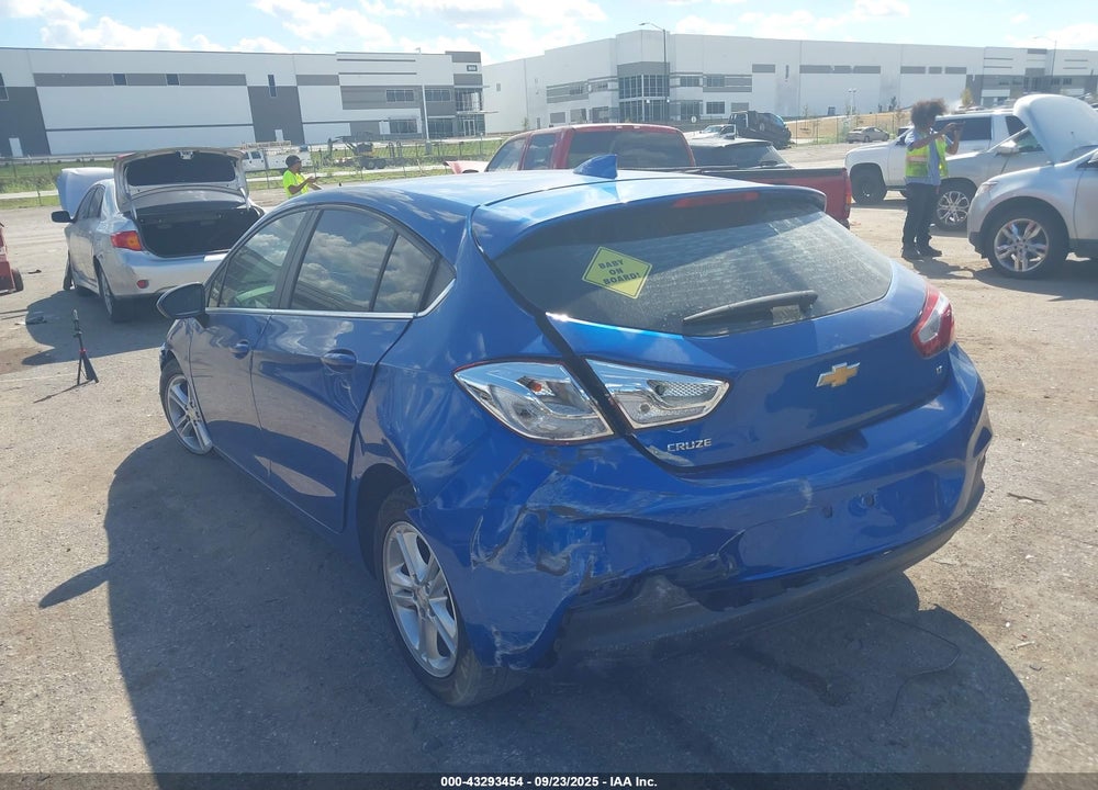 2018 CHEVROLET CRUZE LT AUTO VIN: 3G1BE6SM2JS655194