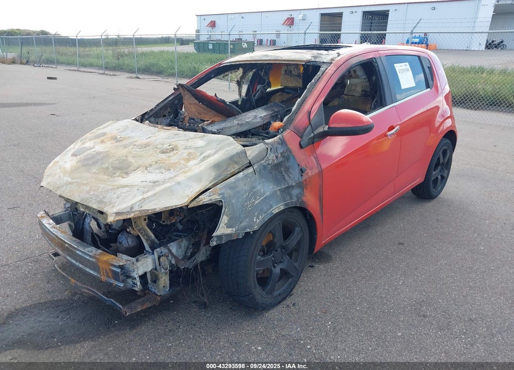 2012 CHEVROLET SONIC 2LZ VIN: 1G1JE6SB8C4144487