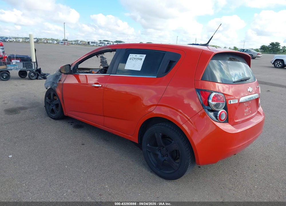 2012 CHEVROLET SONIC 2LZ VIN: 1G1JE6SB8C4144487