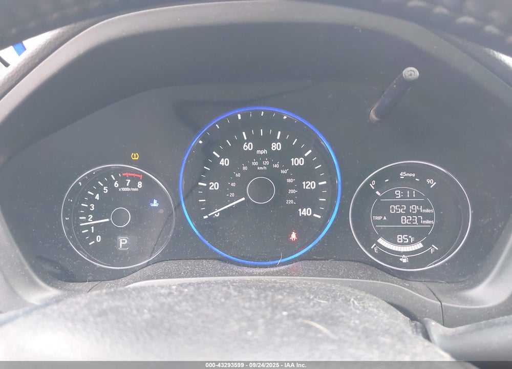 2019 HONDA HR-V SPORT VIN: 3CZRU5H1XKG704205