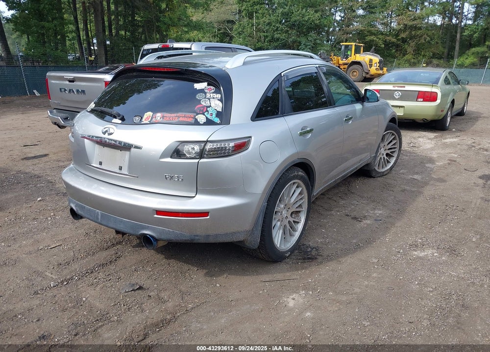 2005 INFINITI FX35 VIN: JNRAS08W65X202346