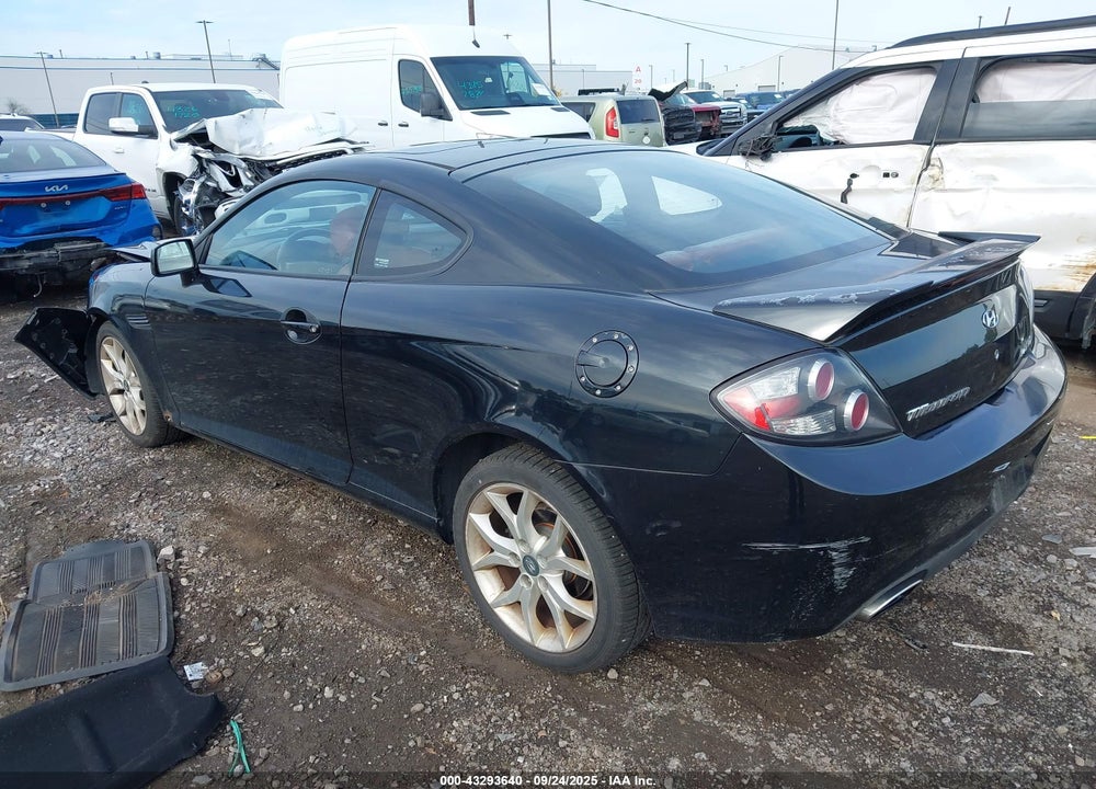 2008 HYUNDAI TIBURON GT/GT LIMITED/SE VIN: KMHHN66FX8U268394