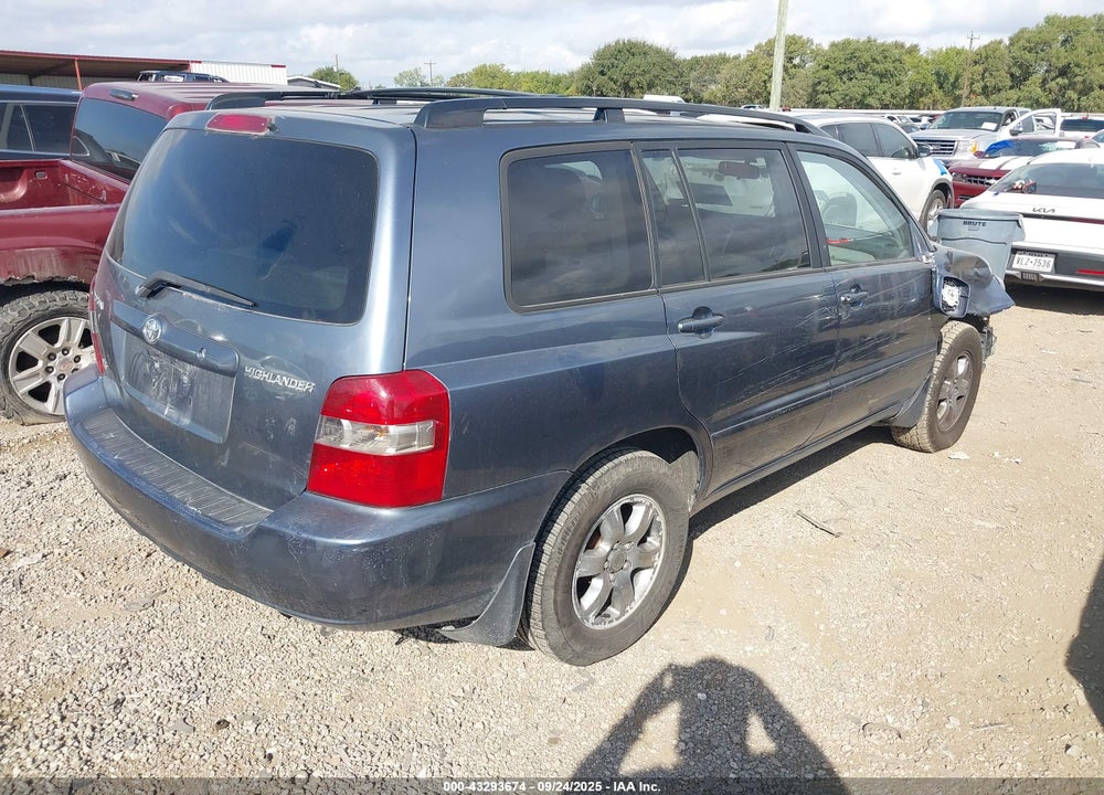 2005 TOYOTA HIGHLANDER V6 VIN: JTEDP21A050082749