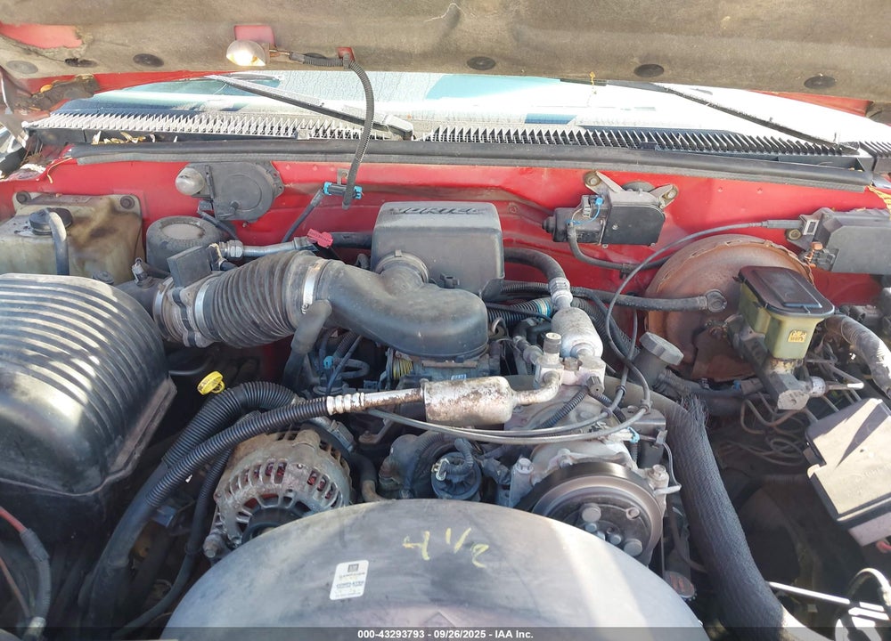 1996 CHEVROLET GMT-400 K1500 VIN: 2GCEK19R8T1174379